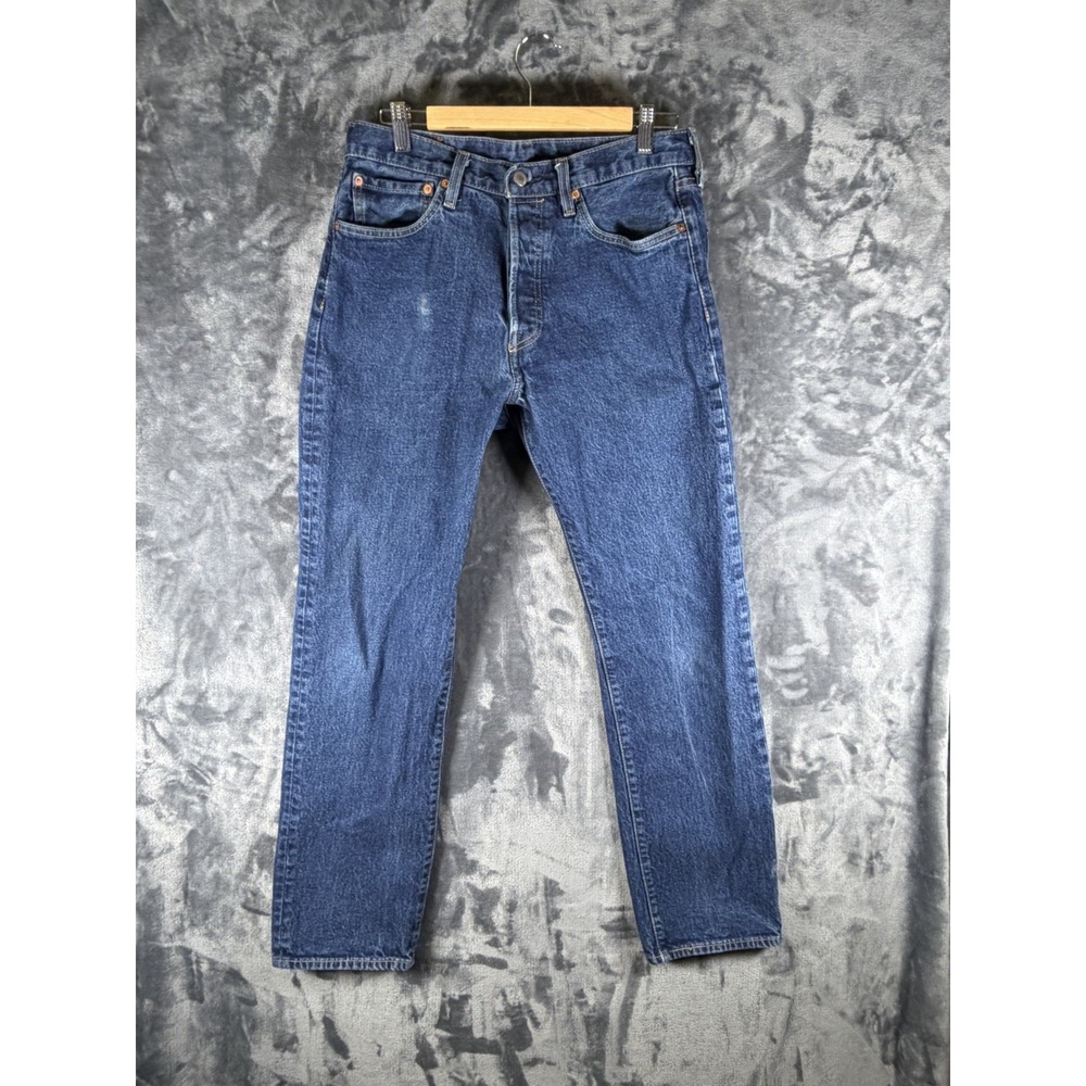 Levi's 501 '93 Straight Blue Button Fly Jeans Men's W32 L32 Shadeband